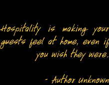 Hospitality Quote